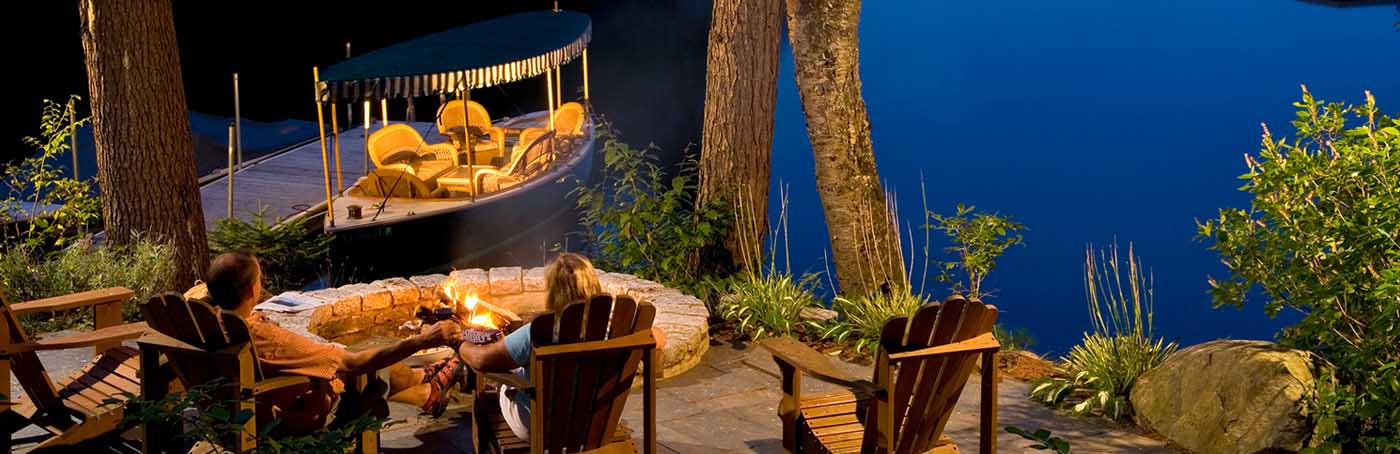 Adirondack lakeside resort